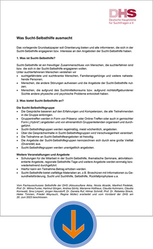 DHS Grundsatzpapier