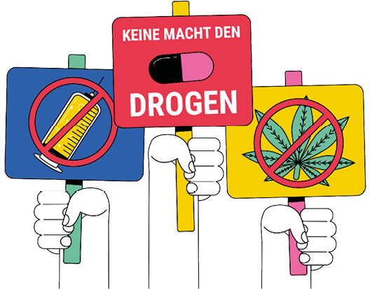 BKE Suchtbroschüre - Formen der Such - Drogen Bild Drogen