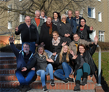 Das JULITI- Kompetenzteam und ein Teil der Jugendgruppe Juliti 2015