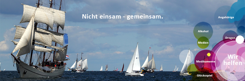 Suchtselbsthilfe Kiel Kreis-Stadtverband, Segelschiff-Parade Header Kiel Kreis-Stadtverband Segelschiffparade